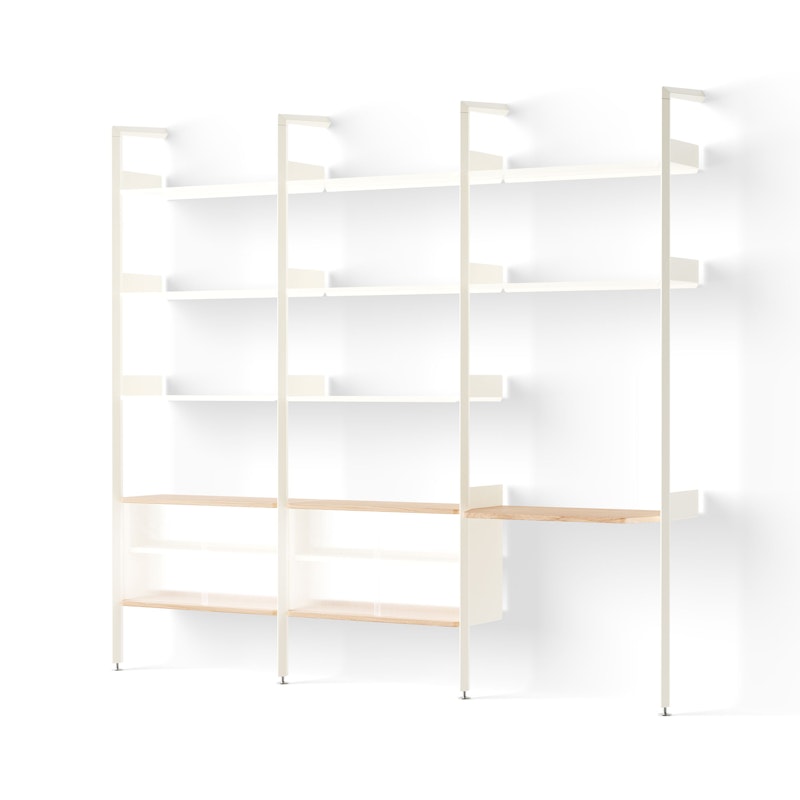 Rombe IF3/IF5/IF6 Hyllyjärjestelmä Config J, Alabaster