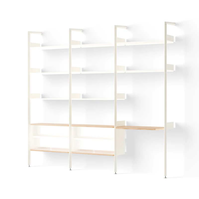 Rombe IF3/IF5/IF6 Hyllyjärjestelmä Config J, Alabaster