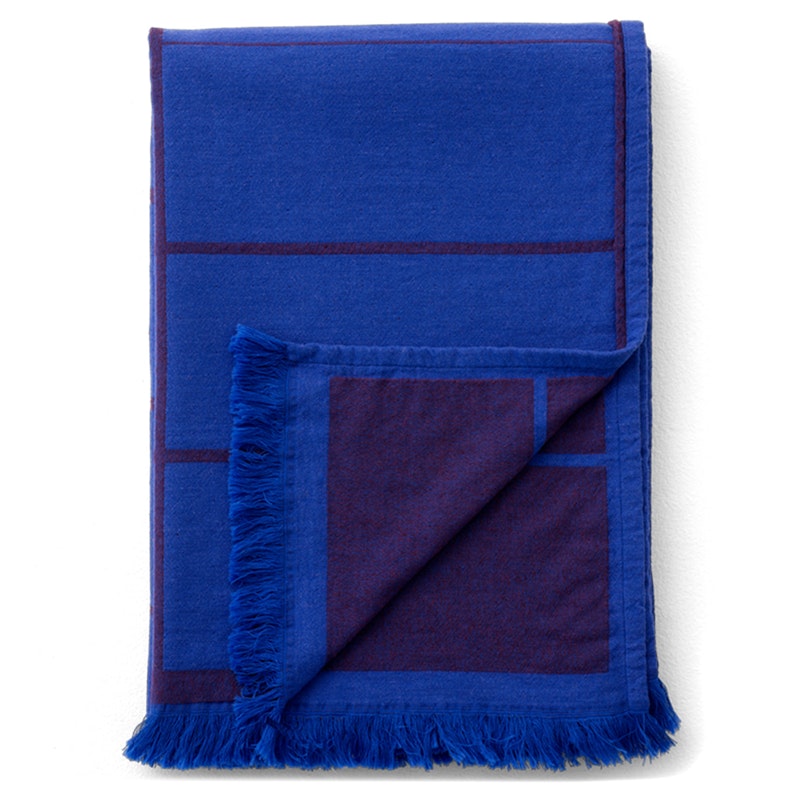 Untitled Throw AP10, Light Beige, 150x210 cm Viltti 150x210 cm Electric Blue