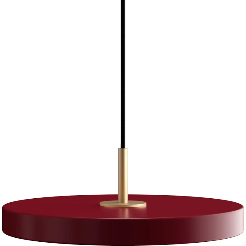 Asteria Plus Riippuvalaisin Mini, Ruby Red / Messinki