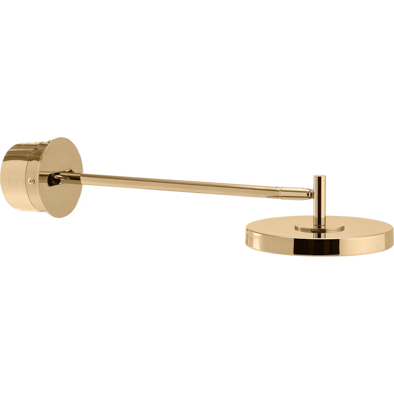 Asteria Seinävalaisin Pitkä & Hardwired, Kiillotettu Messinki