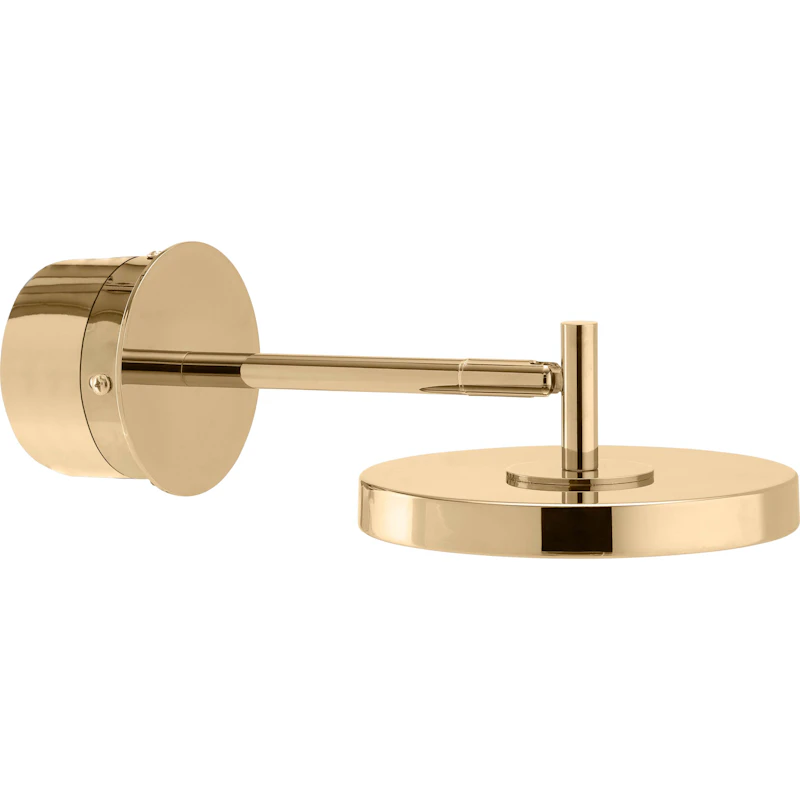 Asteria Seinävalaisin Lyhyt & Hardwired, Kiillotettu Messinki