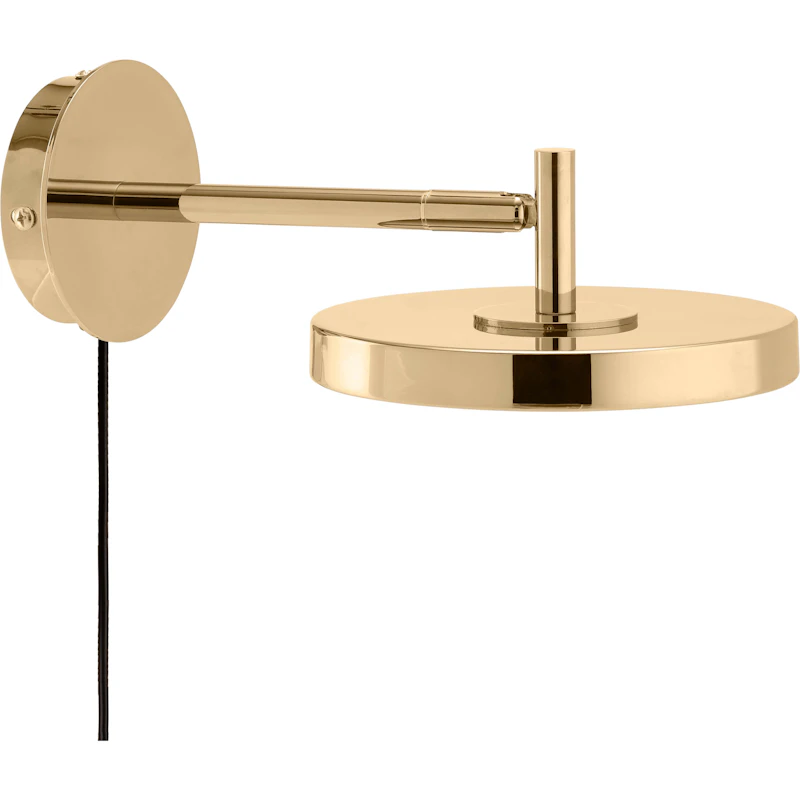 Asteria Seinävalaisin Lyhyt, Kiillotettu Messinki