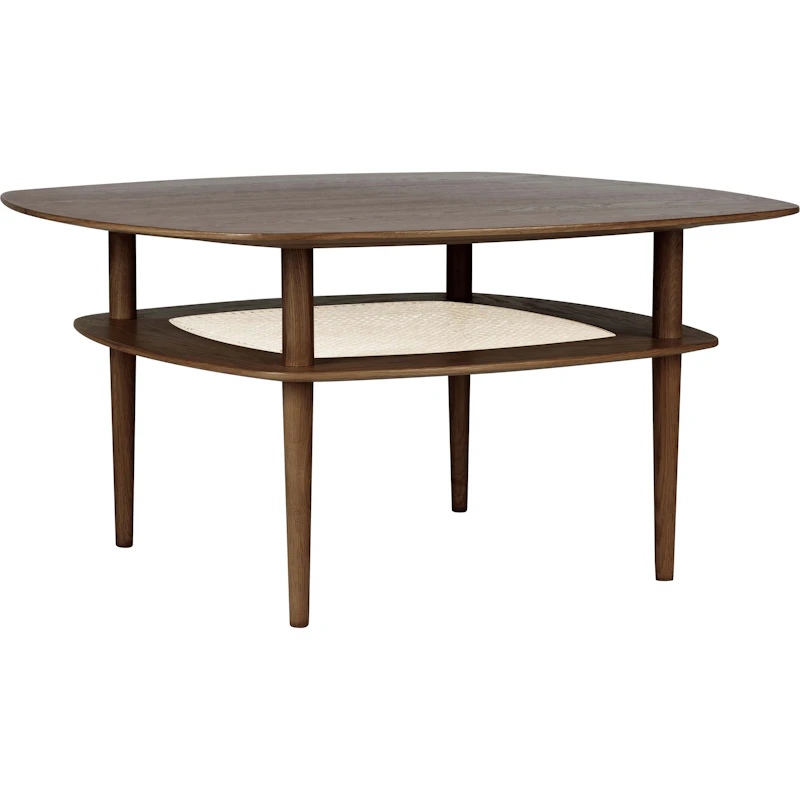 Together Smooth Square Sohvapöytä Korkea, Tumman Tamminen