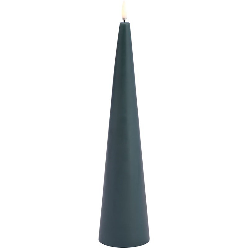 Cone Led-Kynttilä Pine Green, 6,8x30 cm