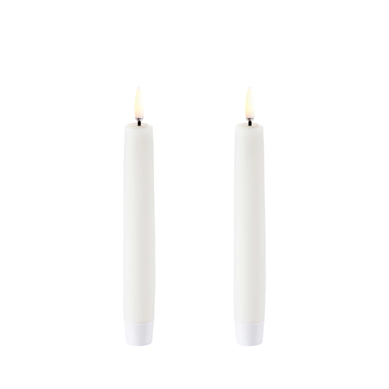 LED Kruunukynttilä 15,5 cm 2 kpl:n pakkaus, Nordic White