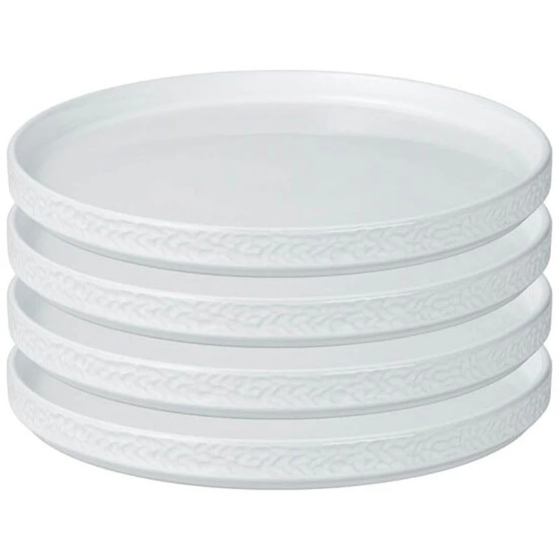 Servisen C Lautanen 25 cm 4 kpl:n pakkaus, Valkoinen
