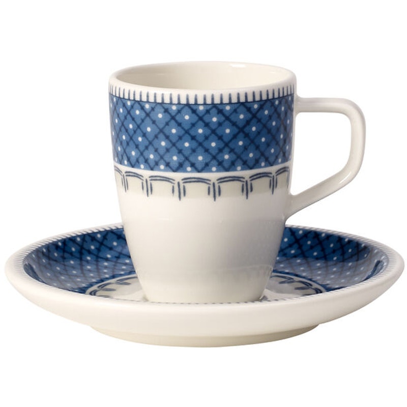 Casale Blu Espressokuppi Pikkulautasella