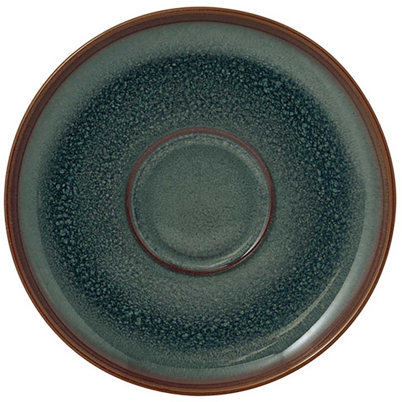 Crafted Kahvikupin lautanen 14 cm, Vihreä