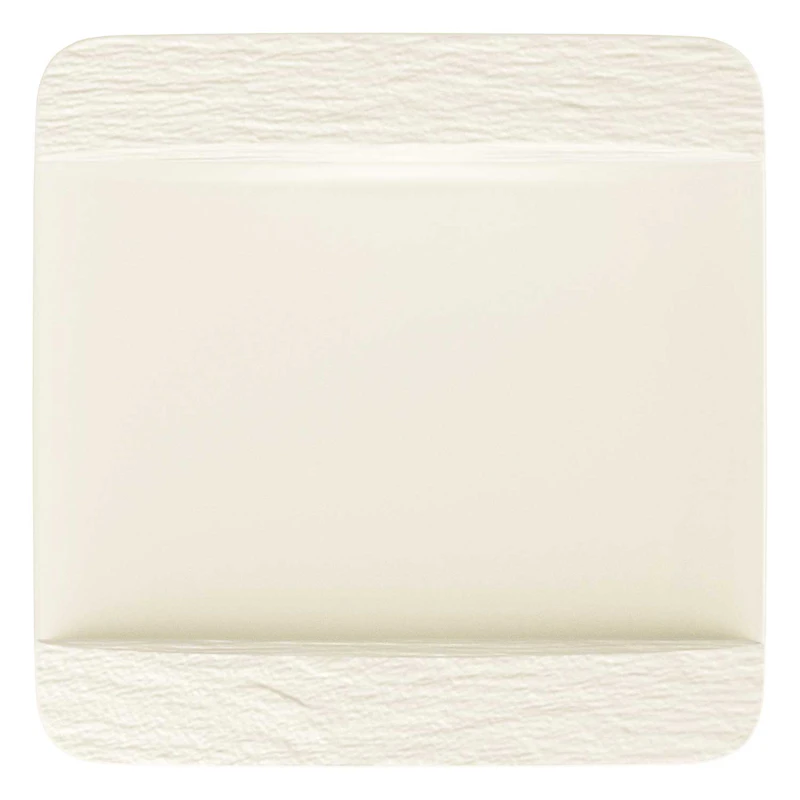 Manufacture Rock Ruudullinen Laatta, Valkoinen 28 cm