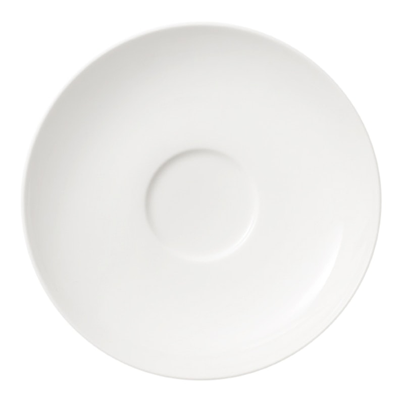 Twist White Lautanen Kahvi/teekupille, 14 cm