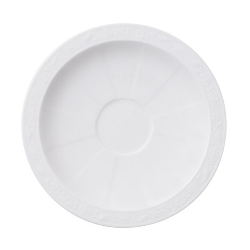 White Pearl Lautanen Espressokupille, 13cm