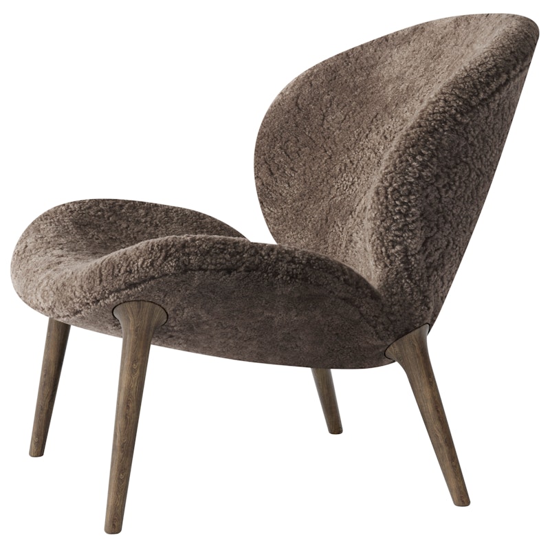 Lodge Nojatuoli Matala Selkä, Tumman Tamminen / Curly 07 Umber