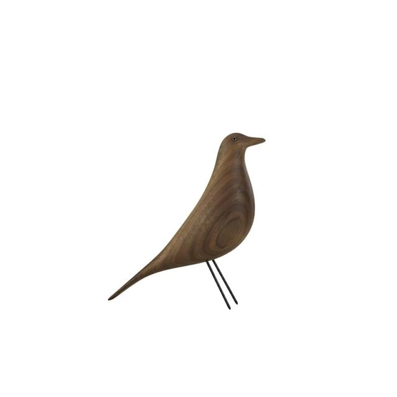 Eames House Bird Veistos Tumma Pähkinä