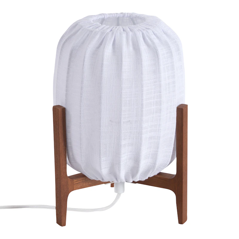 Prisma Mini Pöytävalaisin, Tumma Saarni / Valkoinen