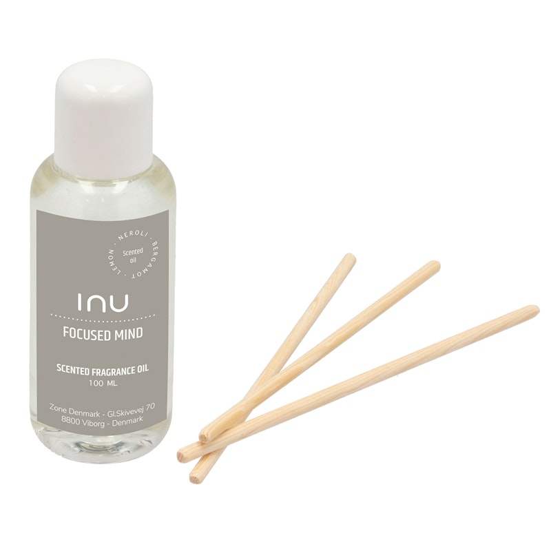 Inu Täyttöpakkaus 100 ml + 5 sticks - Focused Mind