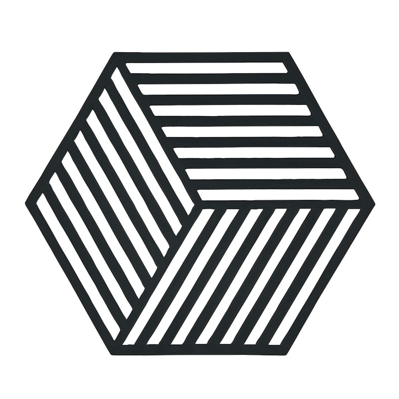 Hexagon Trivet Pannunalunen Musta