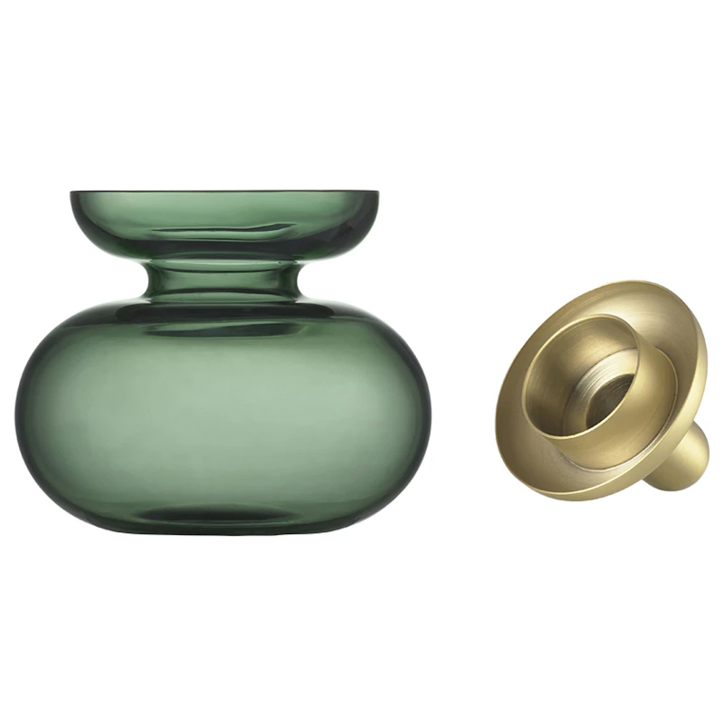 Inu Vaasi / Kynttilänjalka, Moss Green / Messinki