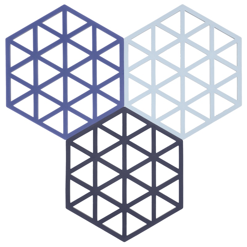 Triangle Pannunalunen 3 Kappaletta, Sininen